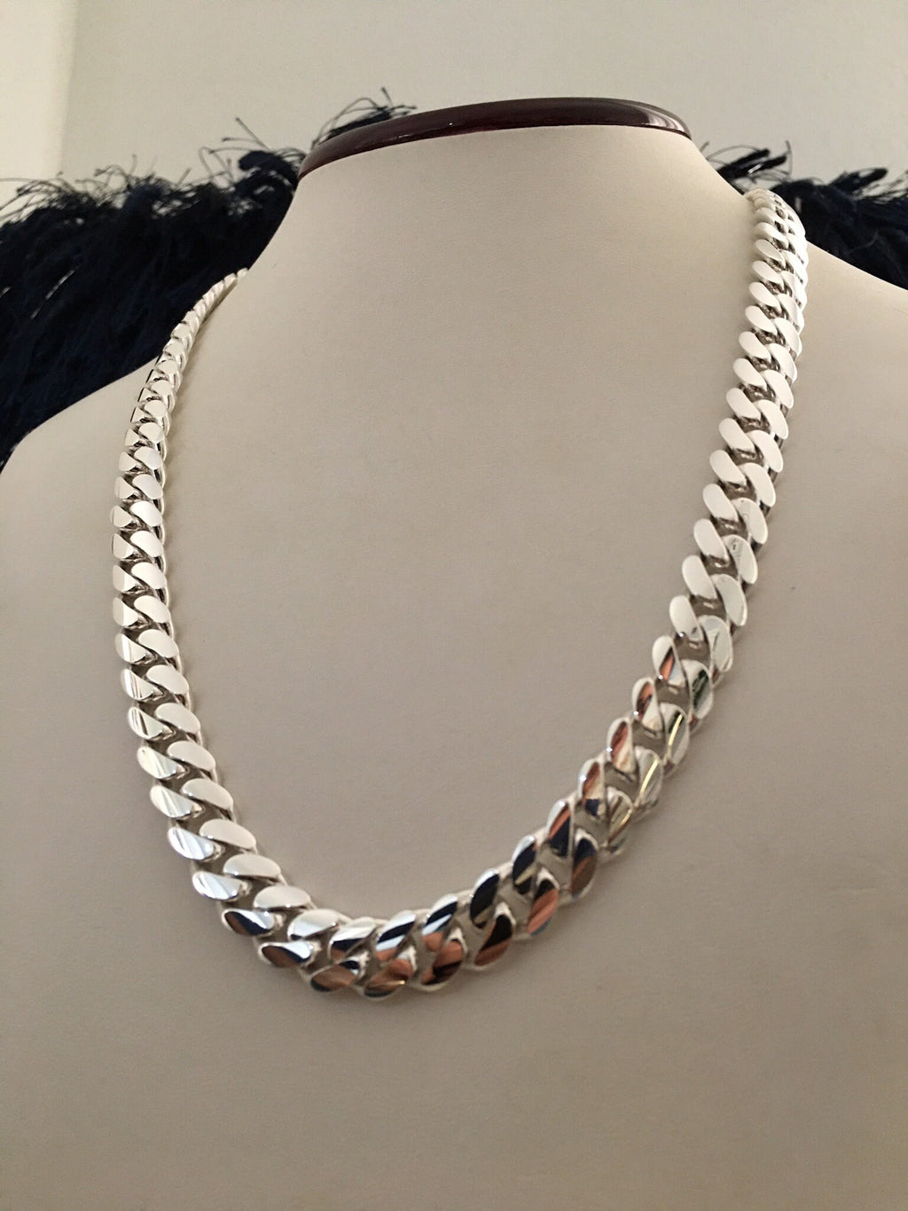 Cuban link worn