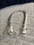 5mm silver Cuban link bracelet