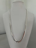 9mm 925 silver Cuban link chain