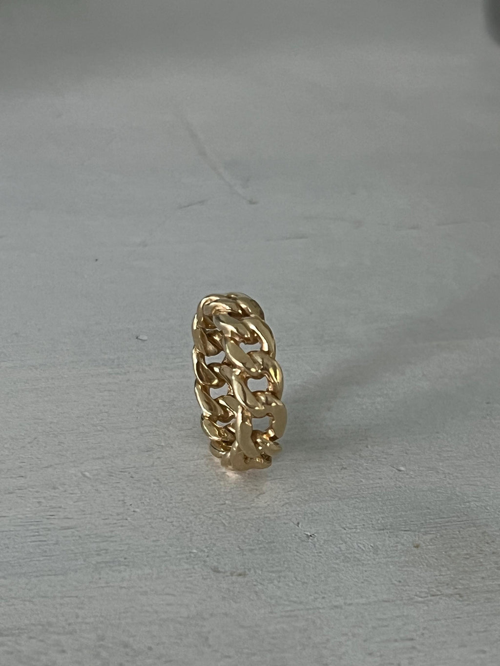 Gold ring detail