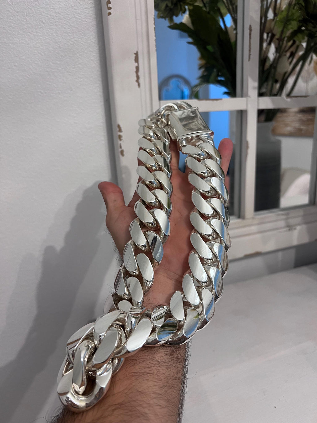 Necklace angle view