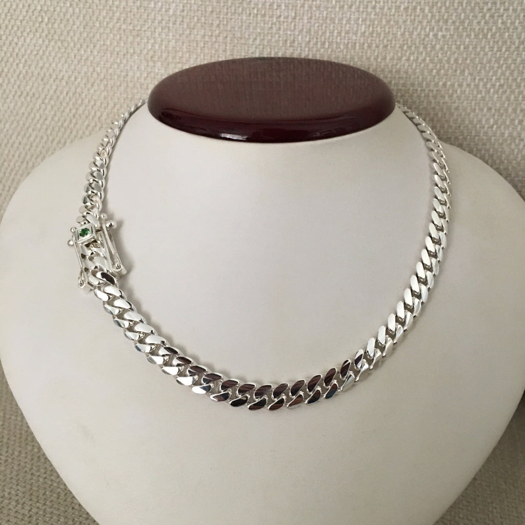 Necklace angle view
