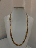 8mm 14K gold Cuban link necklace