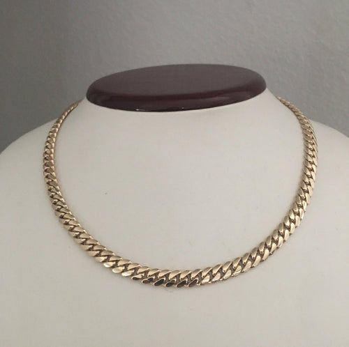 10mm 14K gold Cuban link