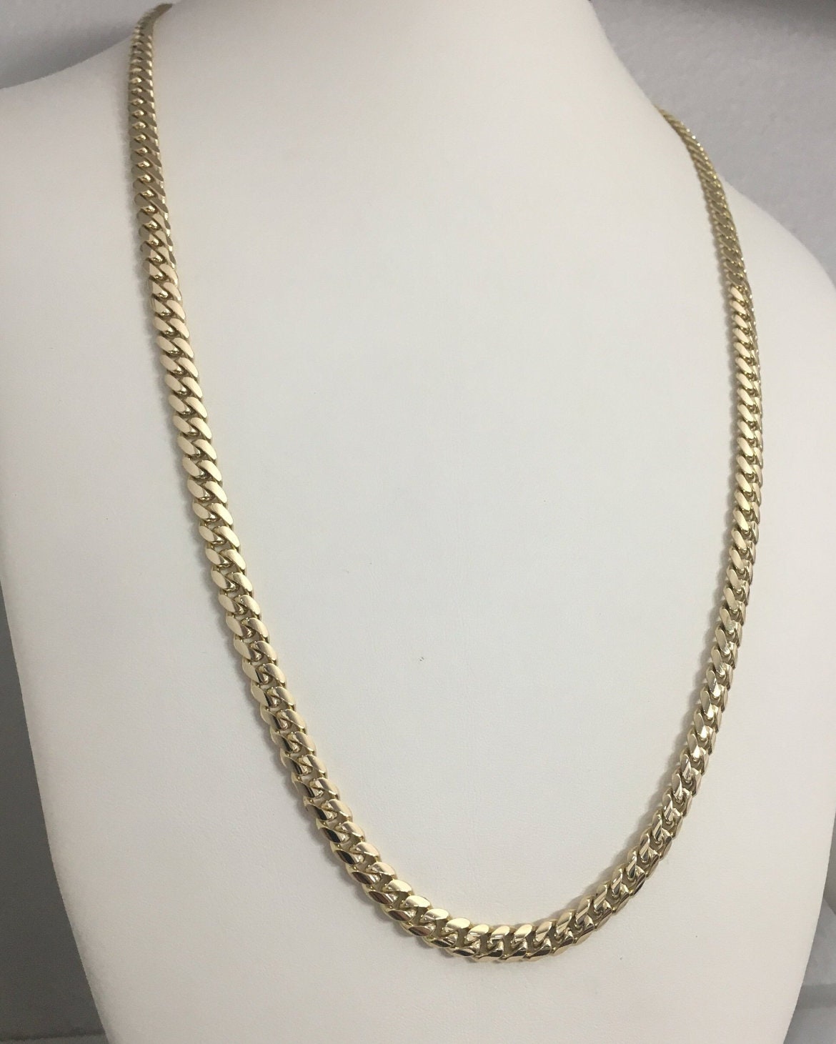 Gold links close up