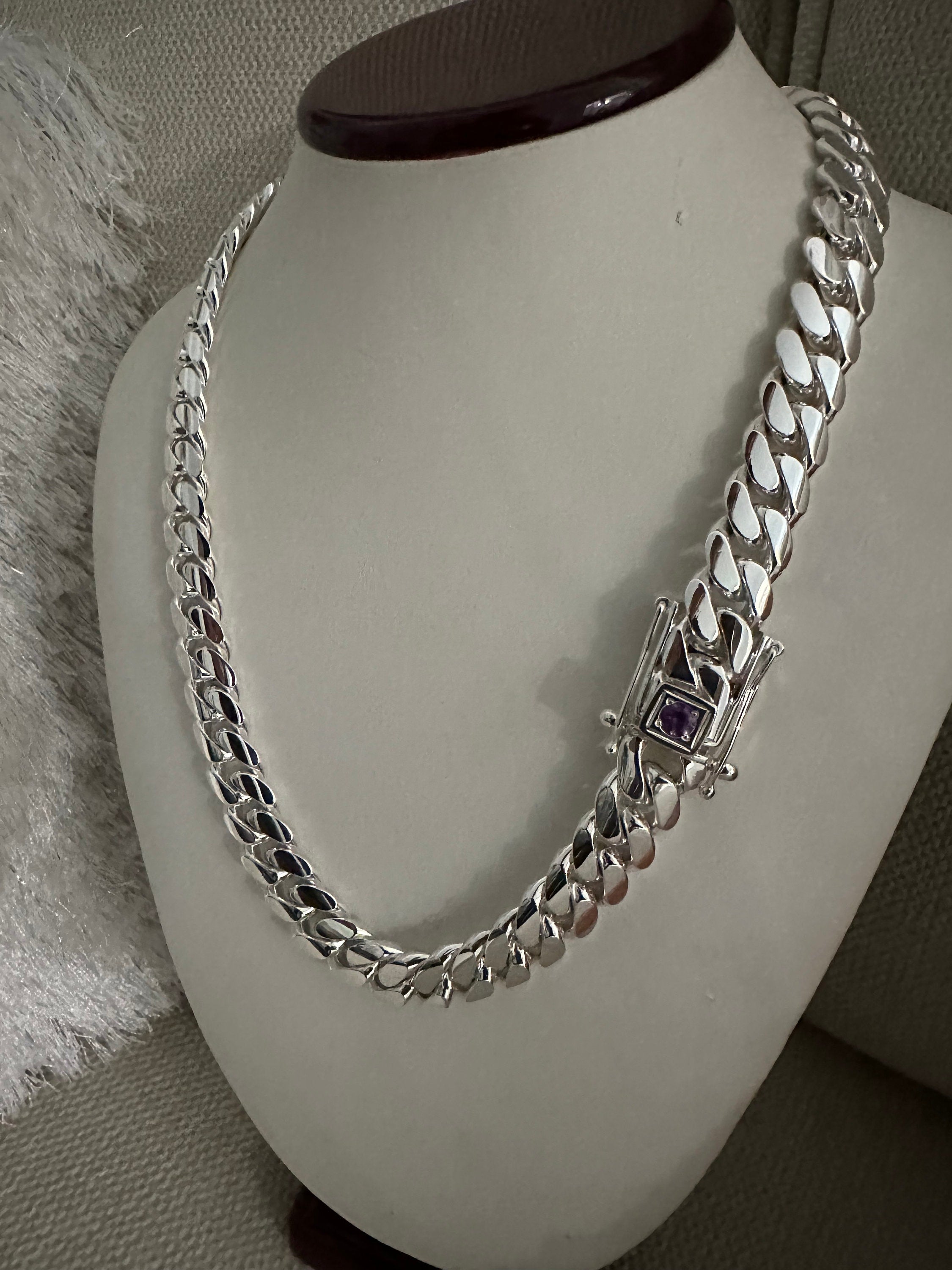 Ruby clasp detail